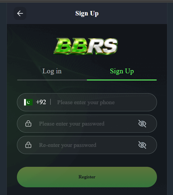 BBRS Game Registration