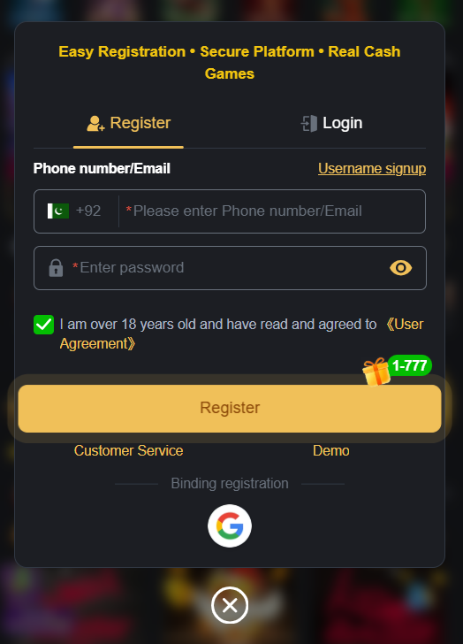 3S.Game Registration