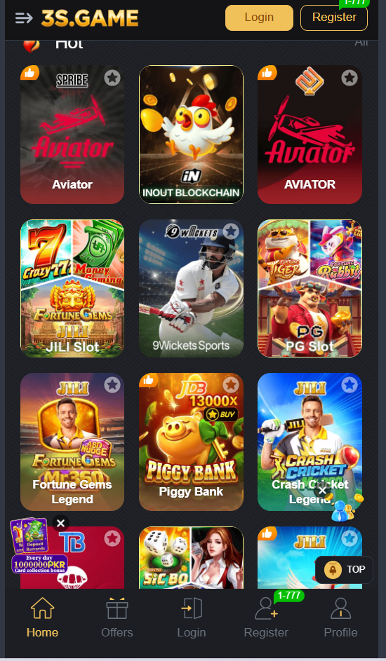 Games on 3s.game Platform